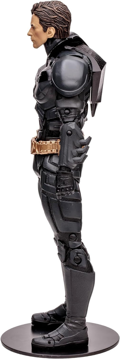 DC Multiverse 17.8 cm Batman Action Figure (The Dark Knight) with Skydiving Gear - Highly Detailed Collectible for Fans and Collectors
