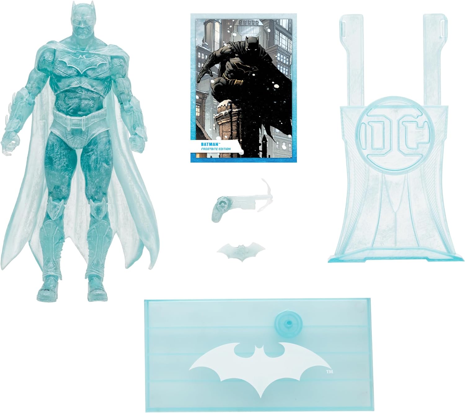 DC Multiverse Figurine Batman (DC Rebirth) Frostbite Edition (Gold Label) 18 cm, Negro, 18