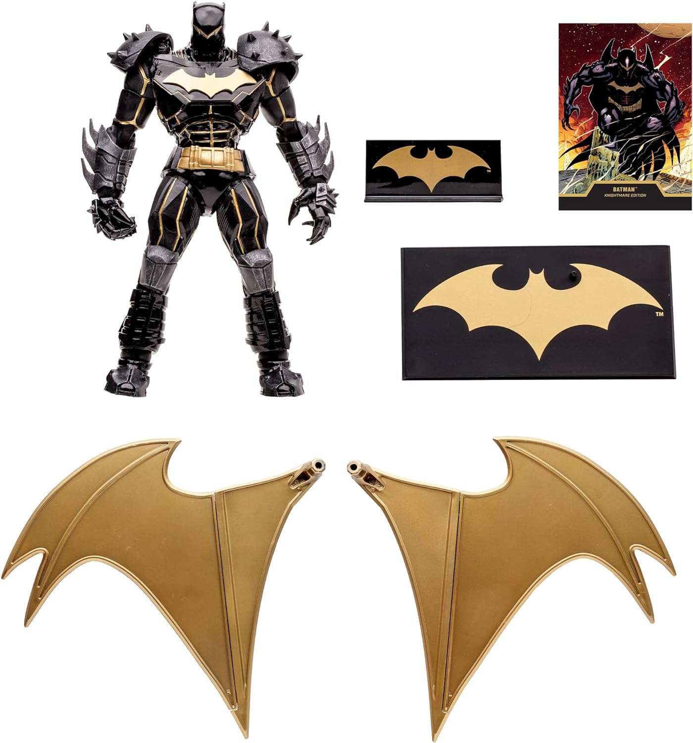 McFarlane DC Multiverse - Figura de Batman (Hellbat) (Knightmare) (Gold Label) (18 cm