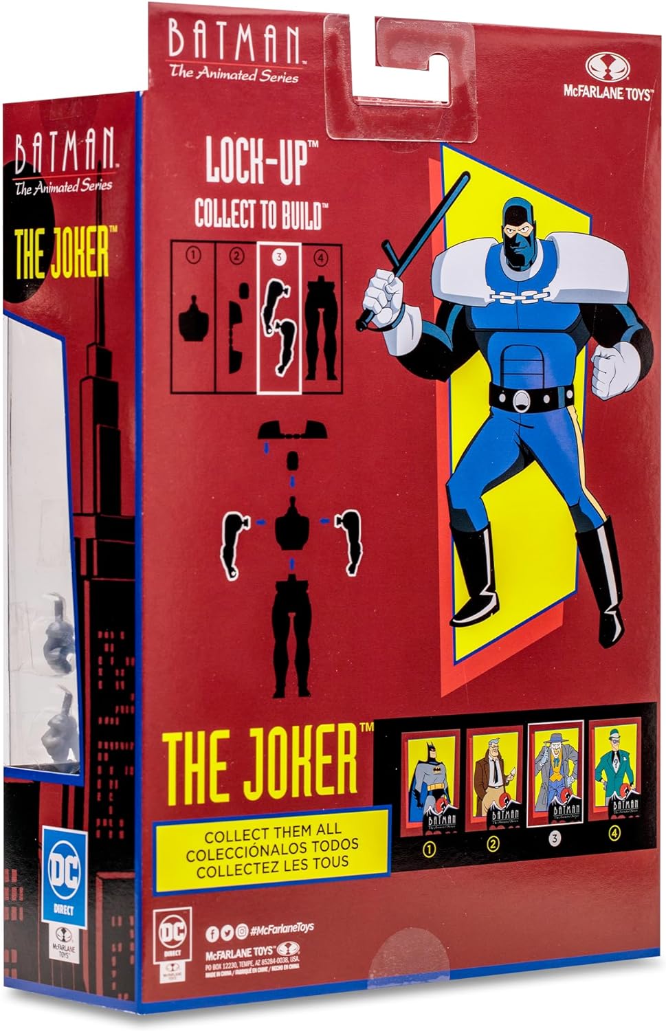 DC Direct - Batman: The Animated Series The Joker in Trenchcoat 6in Action Figure - Build-A Wave 2