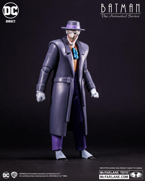 DC Direct - Batman: The Animated Series The Joker in Trenchcoat 6in Action Figure - Build-A Wave 2