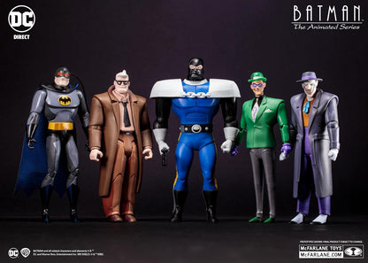 DC Direct - Batman: The Animated Series The Joker in Trenchcoat 6in Action Figure - Build-A Wave 2