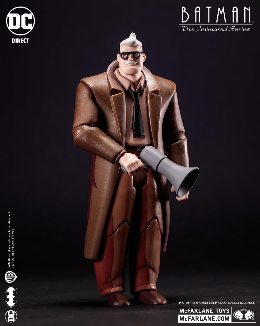 DC Direct - Batman: The Animated Series Commissioner Gordon 6in Action Figure - Build-A Wave 2