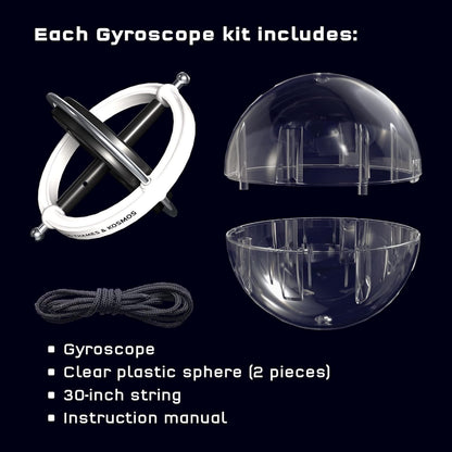 Thames & Kosmos | 678002 | Gyroscope | Essential STEM Tools | Experiments | Physics | Ages 8+
