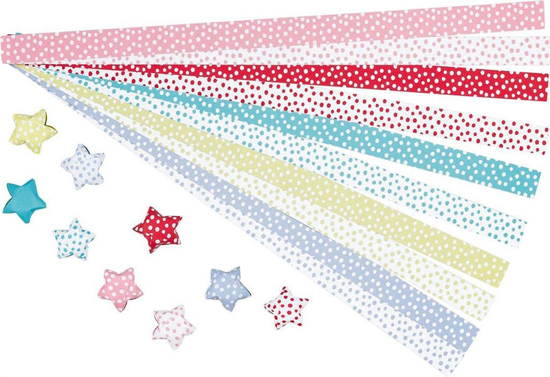 Goki - Craft Set Origami-Stars Folding Does Not Apply Games, Multicolor (58442