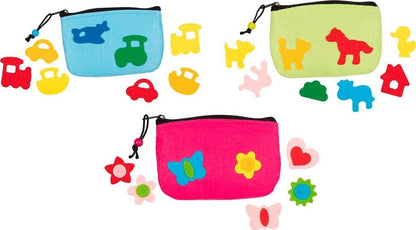 Felt Bags With Applications For Self-Decorating