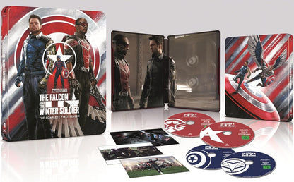 The Falcon and the Winter Soldier - Staffel 1 - Steelbook - Limited Edition (4K Ultra HD) (+ Blu-ray)