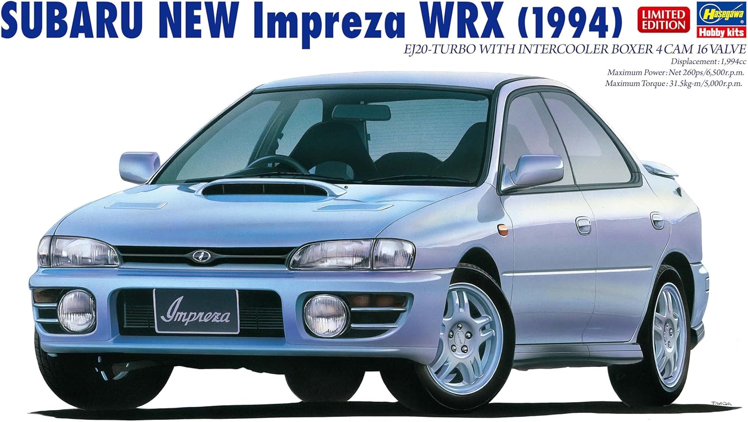 Hasegawa - 1/24 SUBARU NEW IMPREZA WRX 1994 EJ20-TURBO 20675 (3/24) *
