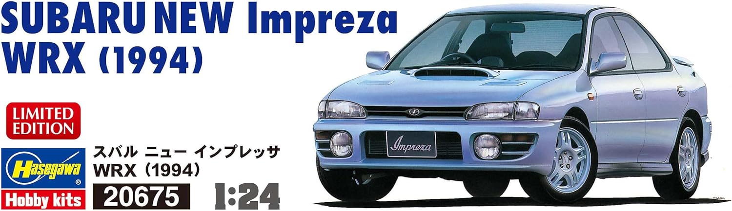 Hasegawa - 1/24 SUBARU NEW IMPREZA WRX 1994 EJ20-TURBO 20675 (3/24) *
