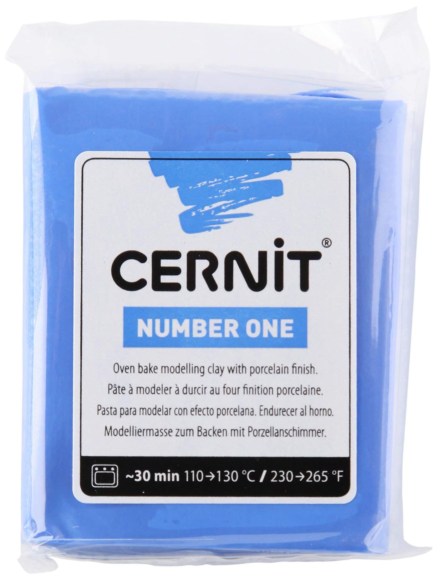 CERNIT CE0900056200 Nummer eins Lehm 56 G, blau, 7 x 5.5 x 1.5 cm