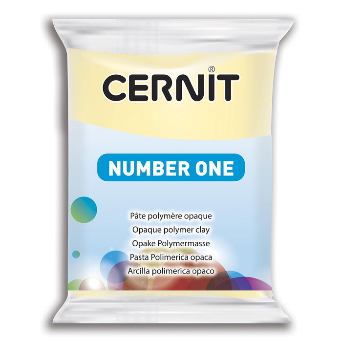 Cernit CE0900056730 Nummer eins Lehm 56g, Vanille