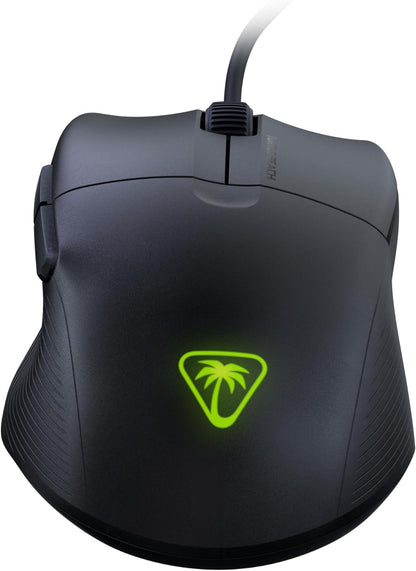 Turtle Beach Pure Sel - Ratón de Juego RGB ergonómico Ultraligero, Sensor óptico de 8000 dpi, interruptores mecánicos, Sistema de pretensado, deslizamientos de PTFE Puro, iluminación RGB