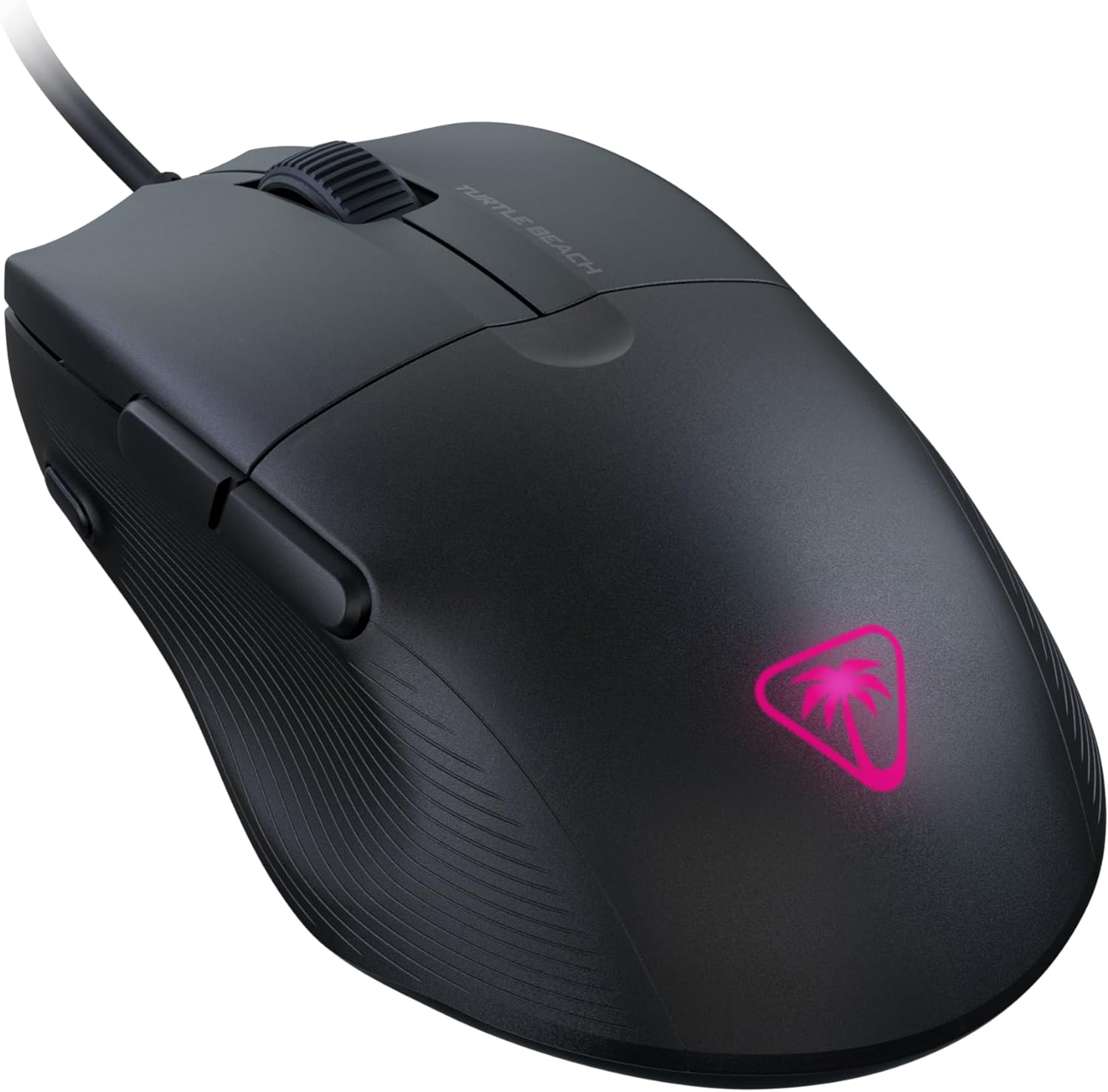 Turtle Beach Pure Sel - Ratón de Juego RGB ergonómico Ultraligero, Sensor óptico de 8000 dpi, interruptores mecánicos, Sistema de pretensado, deslizamientos de PTFE Puro, iluminación RGB