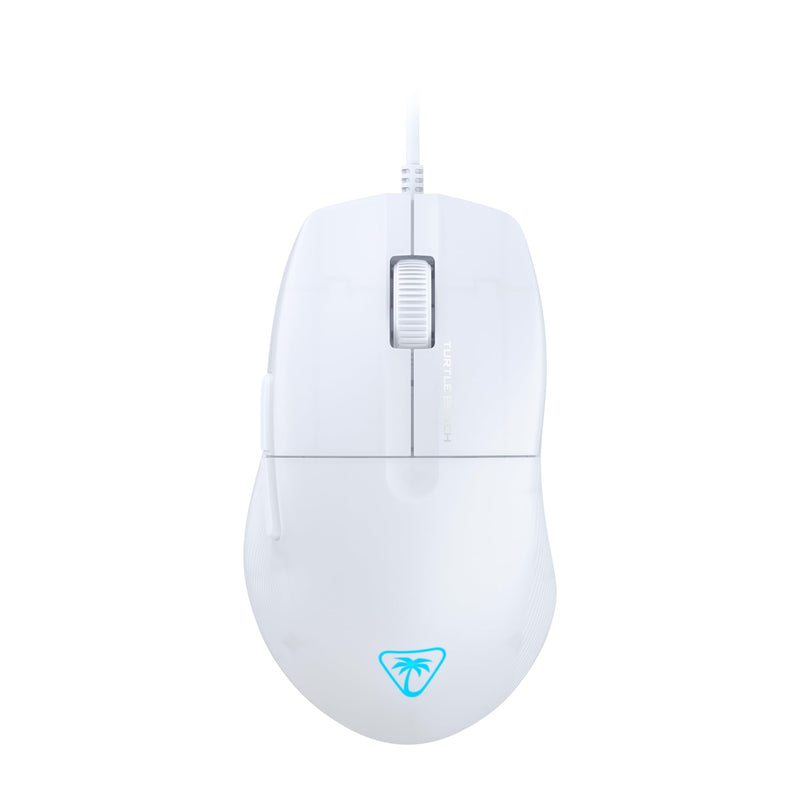 Turtle Beach Pure Sel - Ratón de Juego RGB ergonómico Ultraligero, Sensor óptico de 8000 dpi, interruptores mecánicos, Sistema de pretensado, deslizamientos de PTFE Puro, iluminación RGB