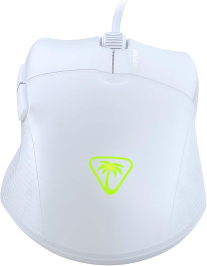 Turtle Beach Pure Sel - Ratón de Juego RGB ergonómico Ultraligero, Sensor óptico de 8000 dpi, interruptores mecánicos, Sistema de pretensado, deslizamientos de PTFE Puro, iluminación RGB