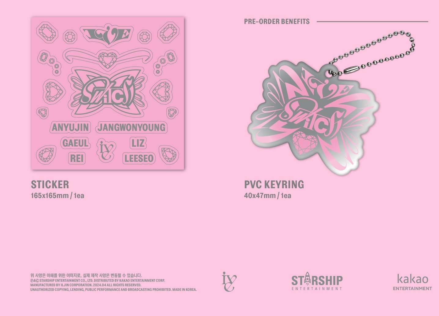Ive Switch - Random Cover - incl. 72pg Photobook, Photocard + Folded Heart Card