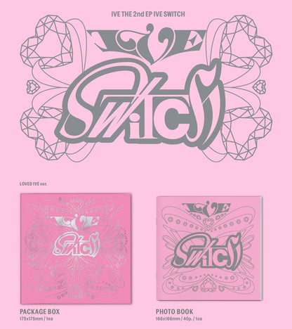Ive Switch - Random Cover - incl. 72pg Photobook, Photocard + Folded Heart Card