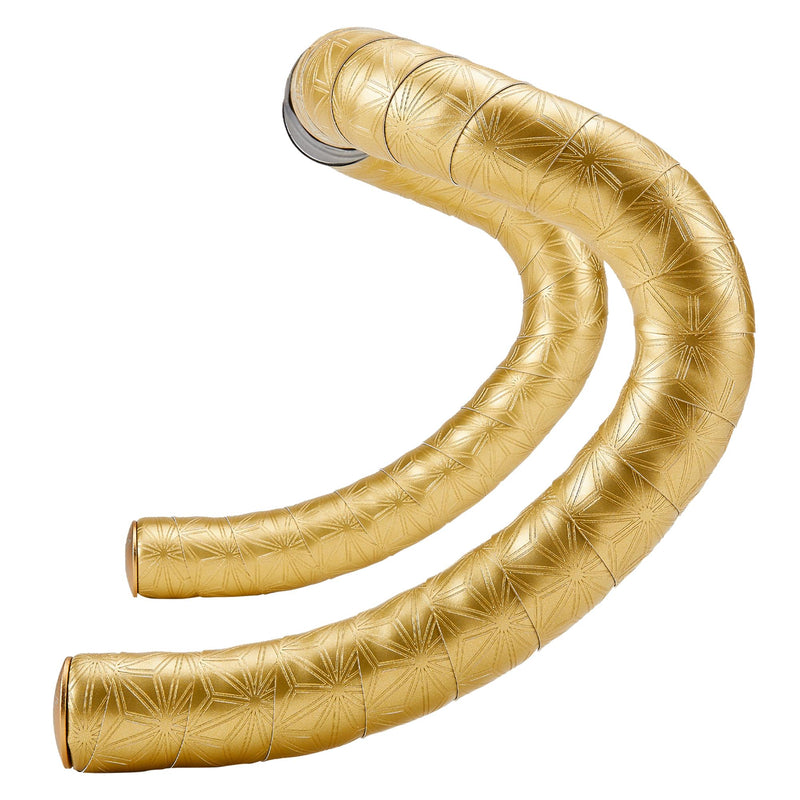 Supacaz Bling Bar Tape 2023 Gold + Ano Gold Plugs
