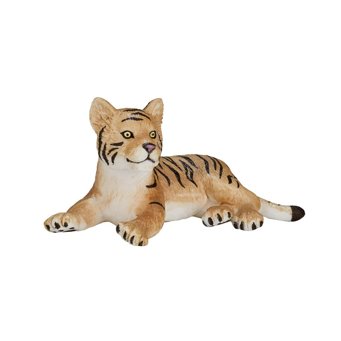 MOJO Tiger Cub lying Down Wildlife Animal Model Toy Figure