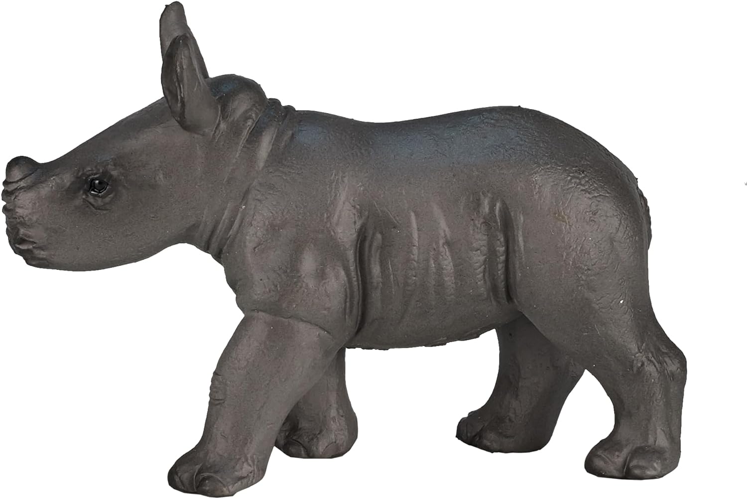 MOJO - Rhino Baby Walking| Hand-Painted Toy Figure | Wildlife Collection | True to Life & Highly Detailed | Designed in UK