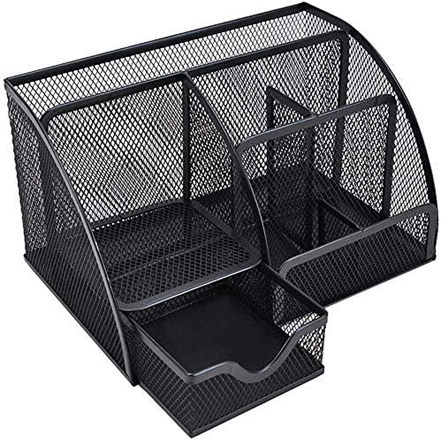 Q-Connect Curved Desktop Organiser Black – Rarewaves.com