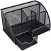 Q-Connect Curved Desktop Organiser Black