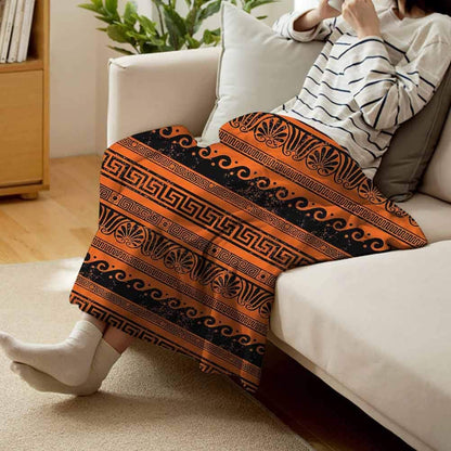 Toga Heavy Party Blanket Old Border Ornaments Sofa Plush Blanket 80" x 60" 80"x60" Colour 13