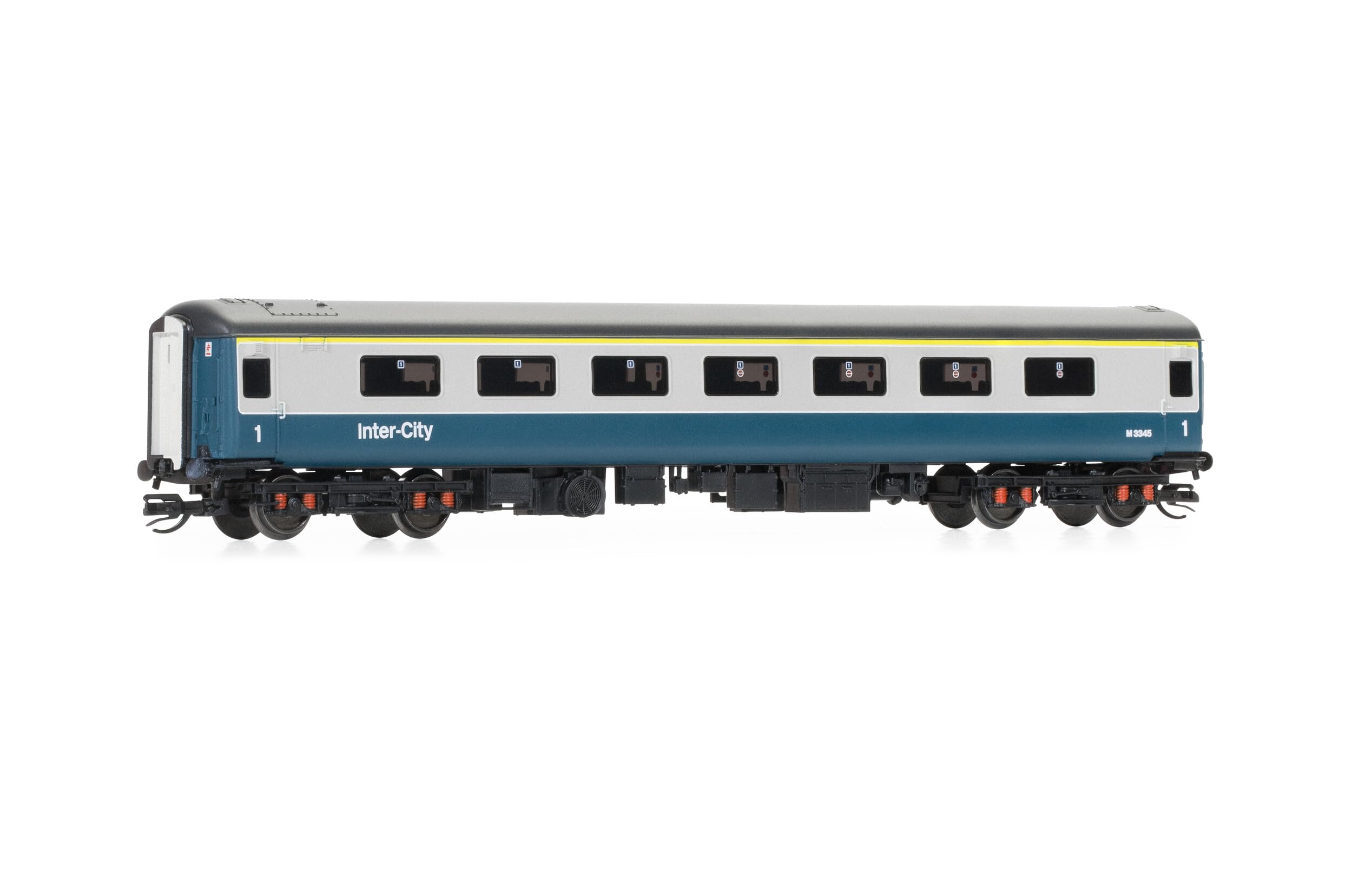 Hornby TT:120 TT4018 BR, Mk2F First Open, M3374-Era 7 Railway-Rolling Stock Coach Packs, Blue