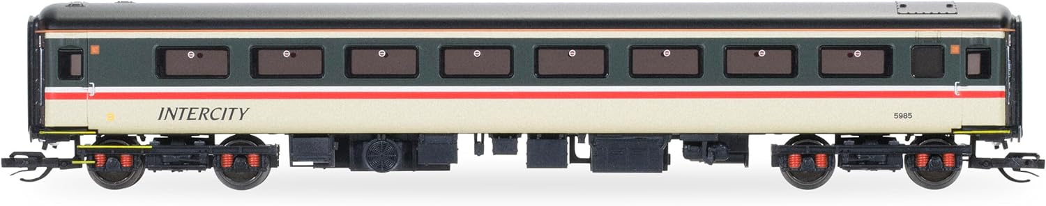 Hornby TT:120 TT4020 BR Intercity, Mk2F Tourist Standard Open, M6011-Era 8 Railway-Rolling Stock Coach Packs, Blue