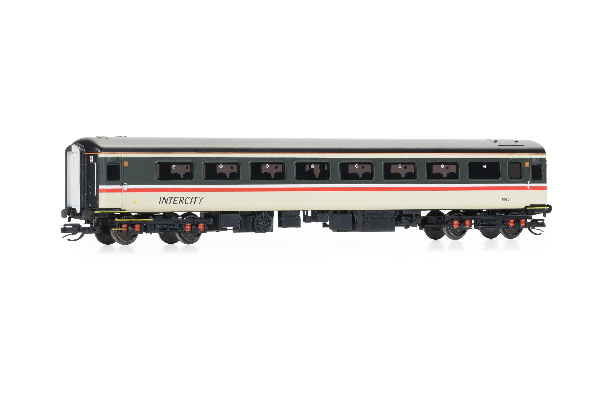 Hornby TT:120 TT4020 BR Intercity, Mk2F Tourist Standard Open, M6011-Era 8 Railway-Rolling Stock Coach Packs, Blue