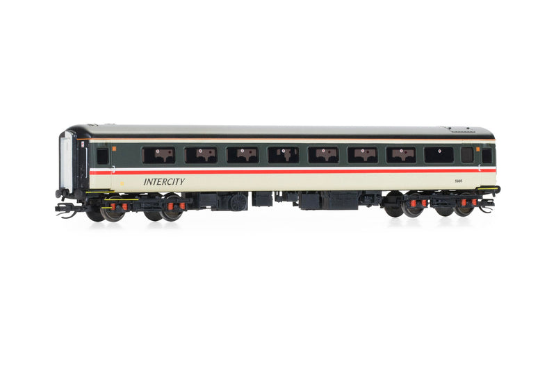 Hornby TT:120 TT4020 BR Intercity, Mk2F Tourist Standard Open, M6011-Era 8 Railway-Rolling Stock Coach Packs, Blue