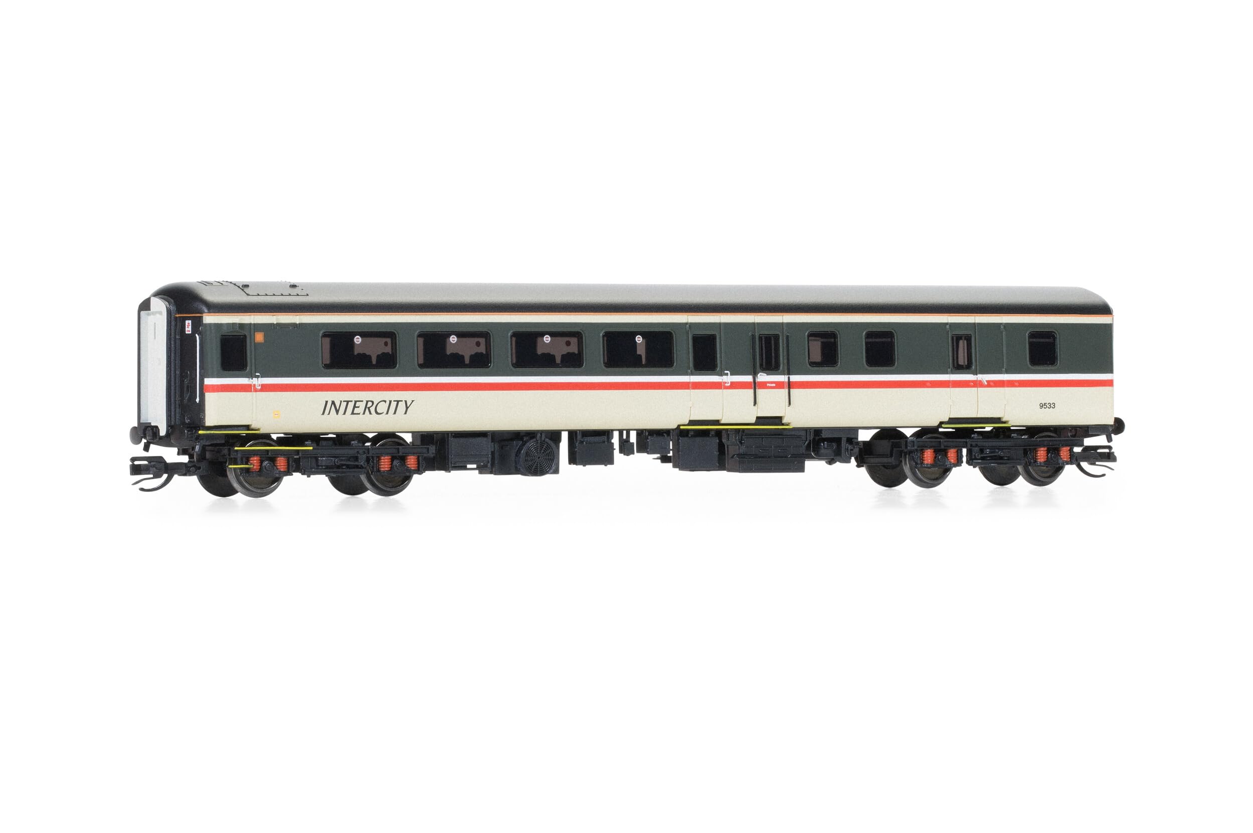 Hornby TT:120 TT4022 BR Intercity, Mk2F Brake Standard Open, M9534-Era 8 Railway-Rolling Stock, Blue