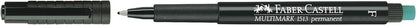 Faber-Castell 151399 - Marker Multimark F, permanent, schwarz, 1 Stück F schwarz 1 stück (1er Pack