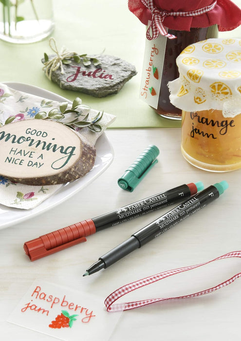 Faber-Castell 151399 - Marker Multimark F, permanent, schwarz, 1 Stück F schwarz 1 stück (1er Pack