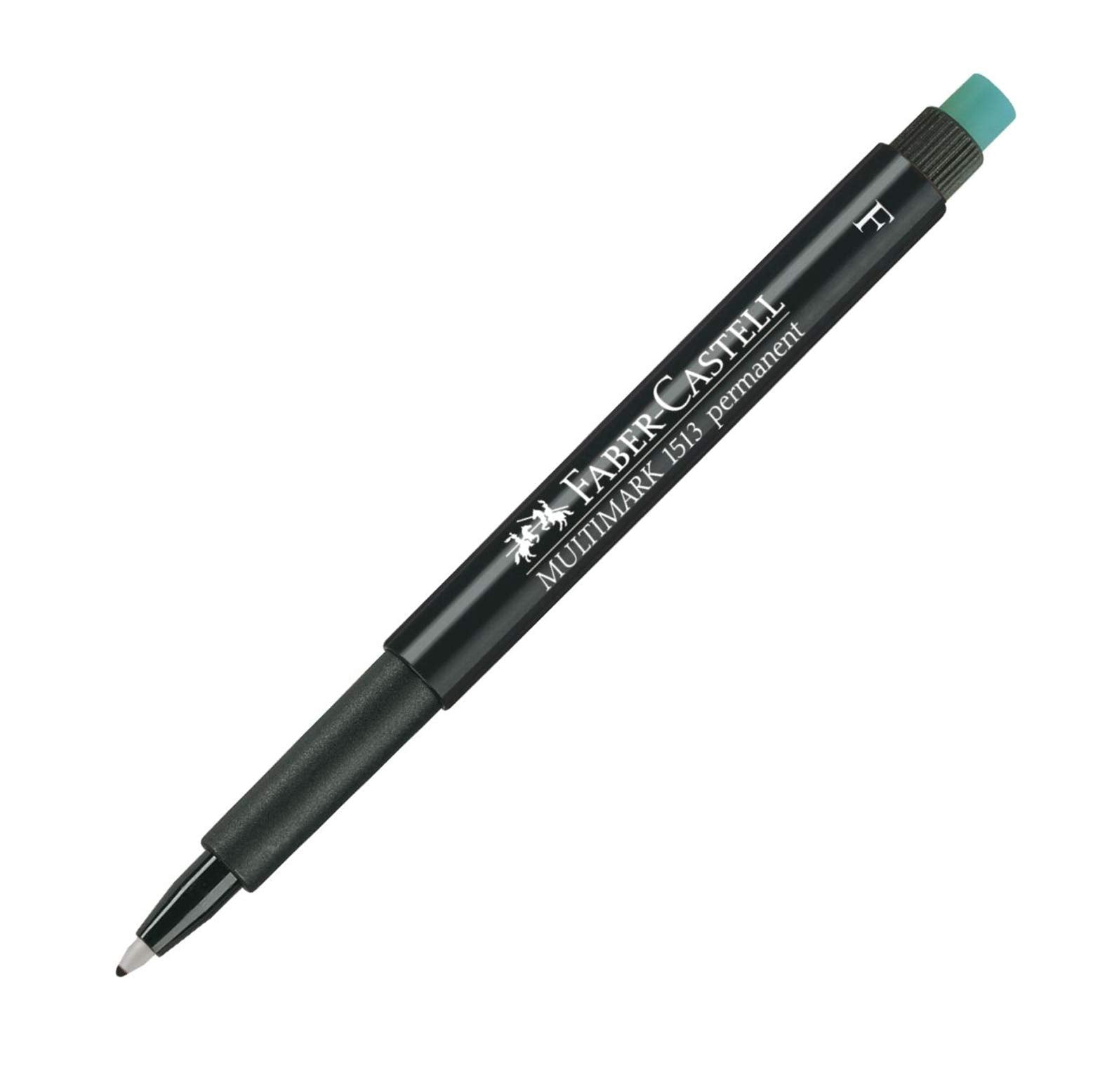 Faber-Castell 151399 - Marker Multimark F, permanent, schwarz, 1 Stück F schwarz 1 stück (1er Pack