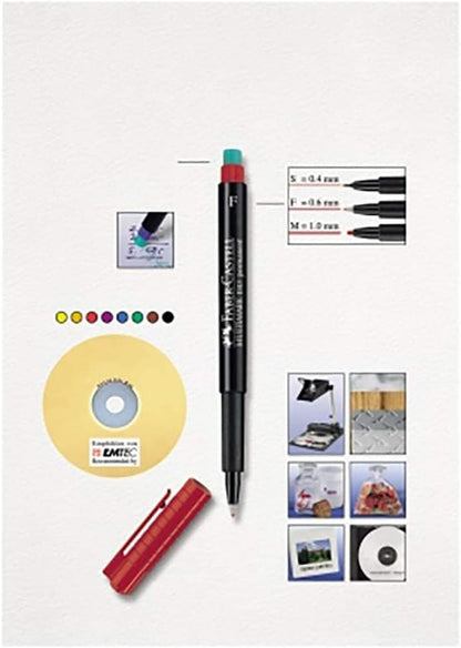 Faber Castell 152351 Permanent Marker - Blue