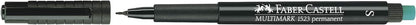 Faber-Castell 152399 - Marker Multimark S, permanent, schwarz, 1 Stück S schwarz 1 stück (1er Pack