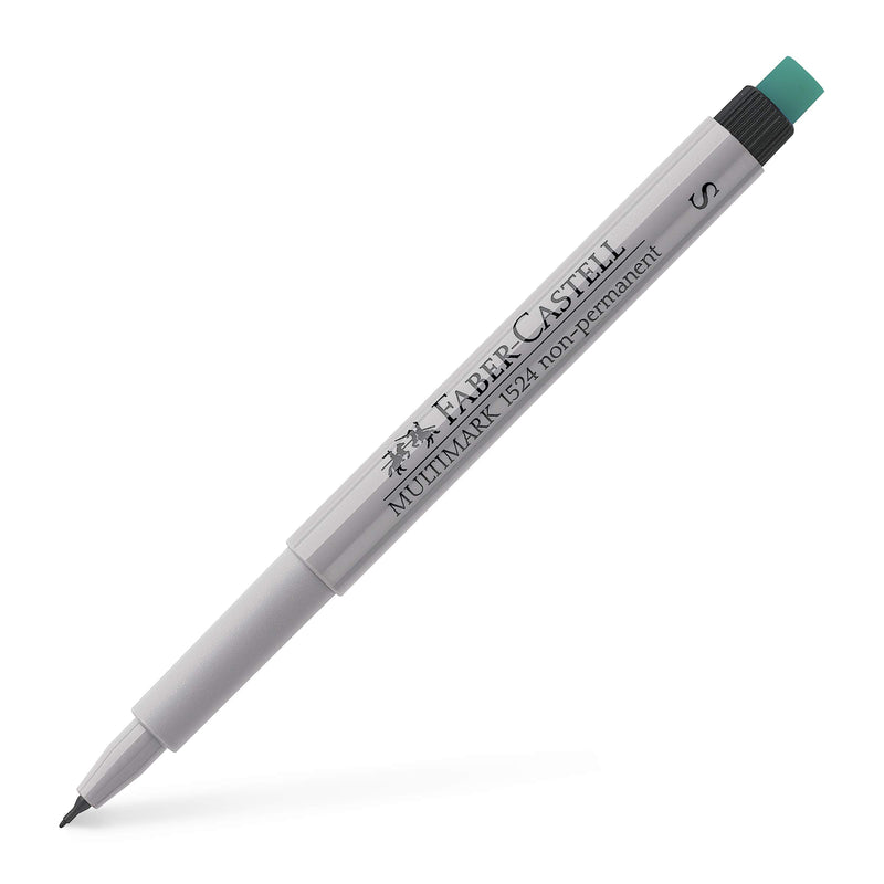 Faber-Castell 152499 - Marker Multimark 1524 Snon-permanent schwarz non-permanent - S schwarz 1 stück (1er Pack