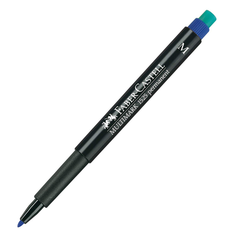 Faber Castell F152551 Permanent "Multimark" Marker - Blue