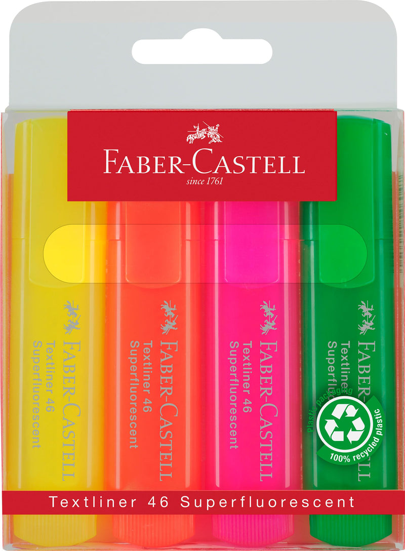 Faber-Castell Wallet of 4 ICE Texdtliners