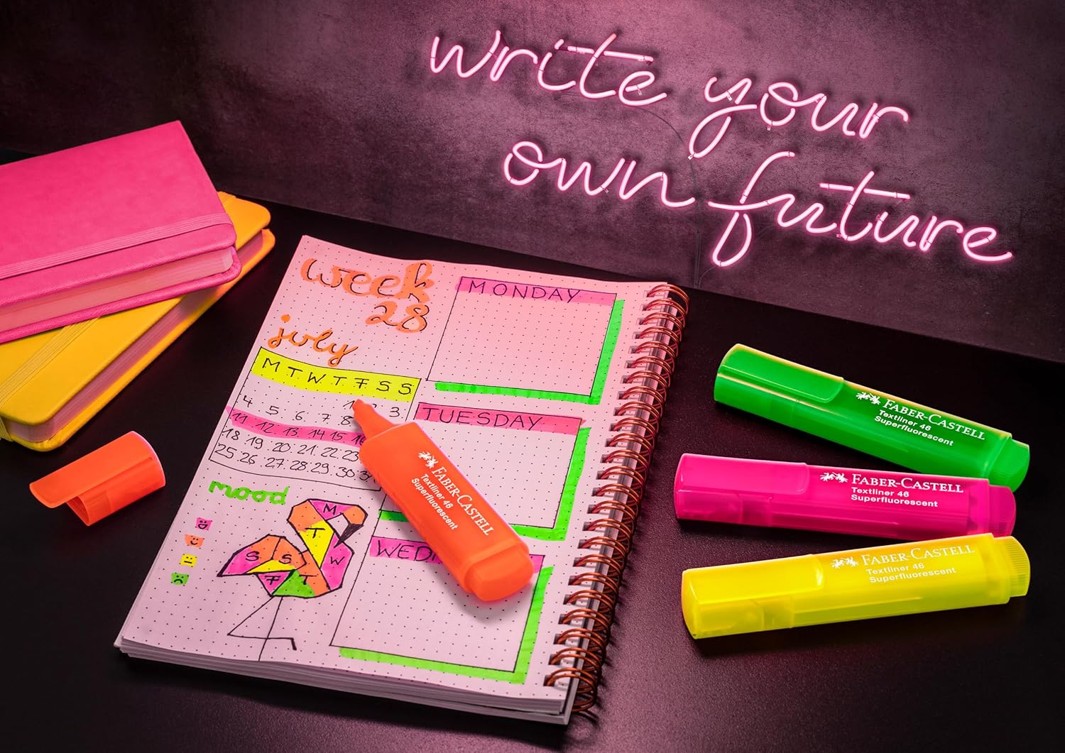 Faber-Castell Wallet of 4 ICE Texdtliners