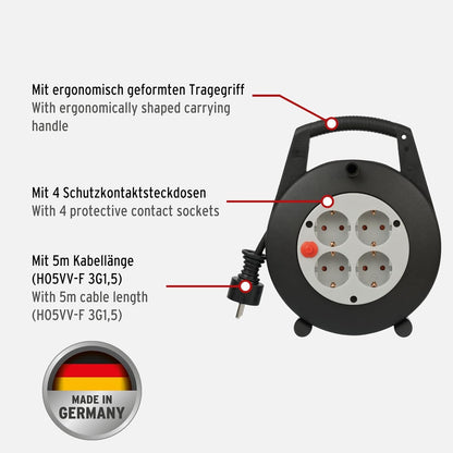 brennenstuhl Kabelbox Vario Line/1092200 schwarz l