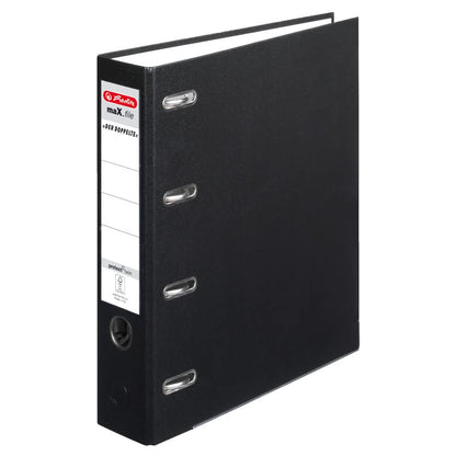 Herlitz max.File Protect A4 Double-Lever Arch File - Black