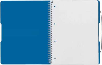 Herlitz 11293065 Spiralblock A4 to go, Holzfreies Papier, 80 Blatt, blau balu A4