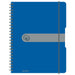 Herlitz 11293065 Spiralblock A4 to go, Holzfreies Papier, 80 Blatt, blau balu A4