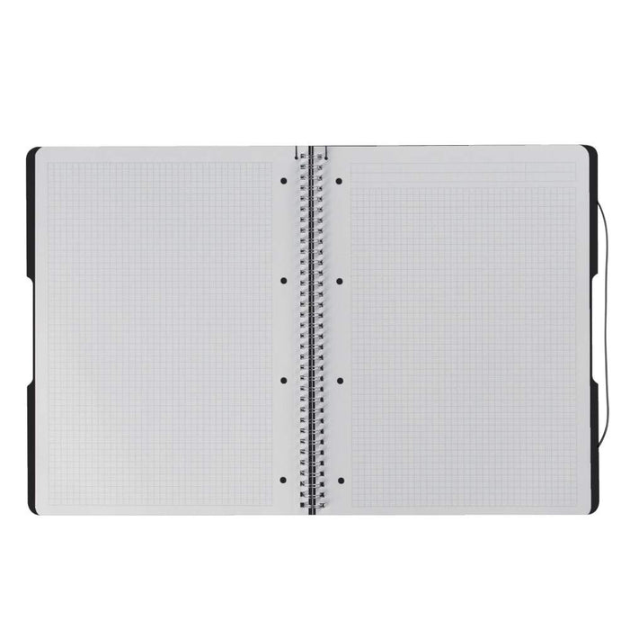 Herlitz A4 To Go Spiral Pad - Black (80 sheets)