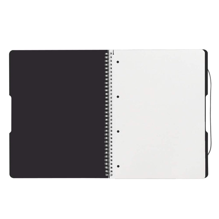 Herlitz A4 To Go Spiral Pad - Black (80 sheets)