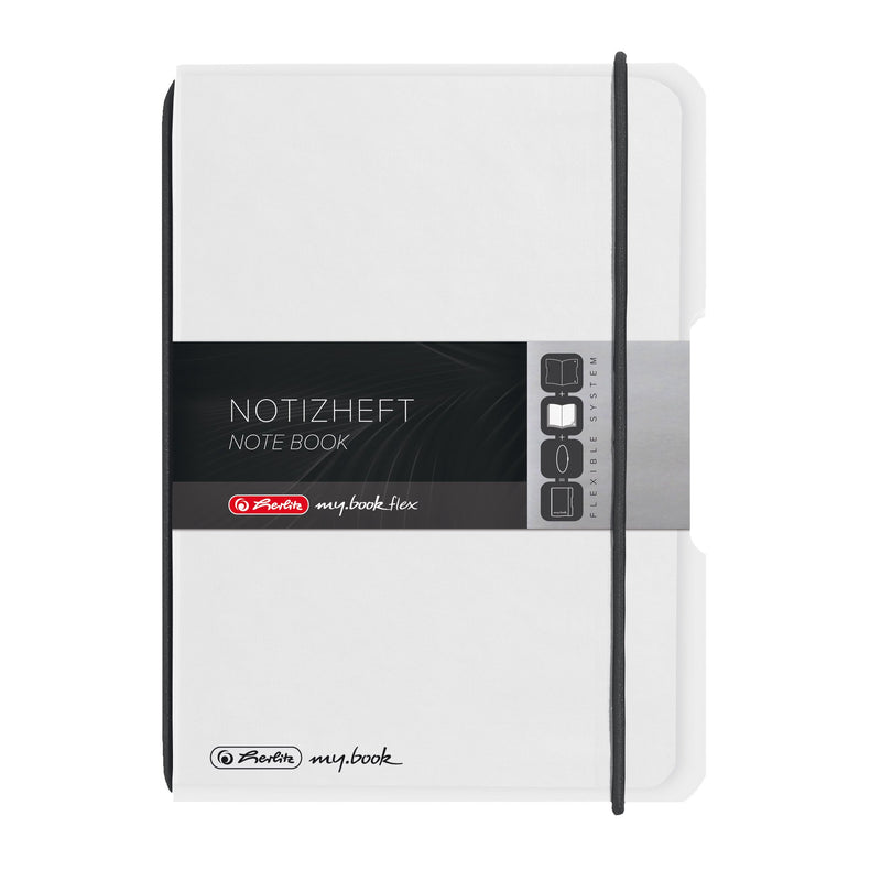 Herlitz My.Book Flex A6 Squared Notebook - Translucent Translucent Plastic Cover