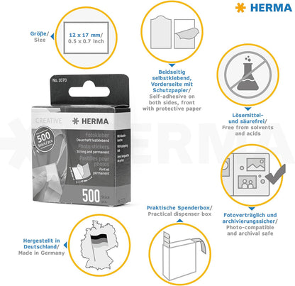 Herma 1070 Photo Sticker (Pack of 500