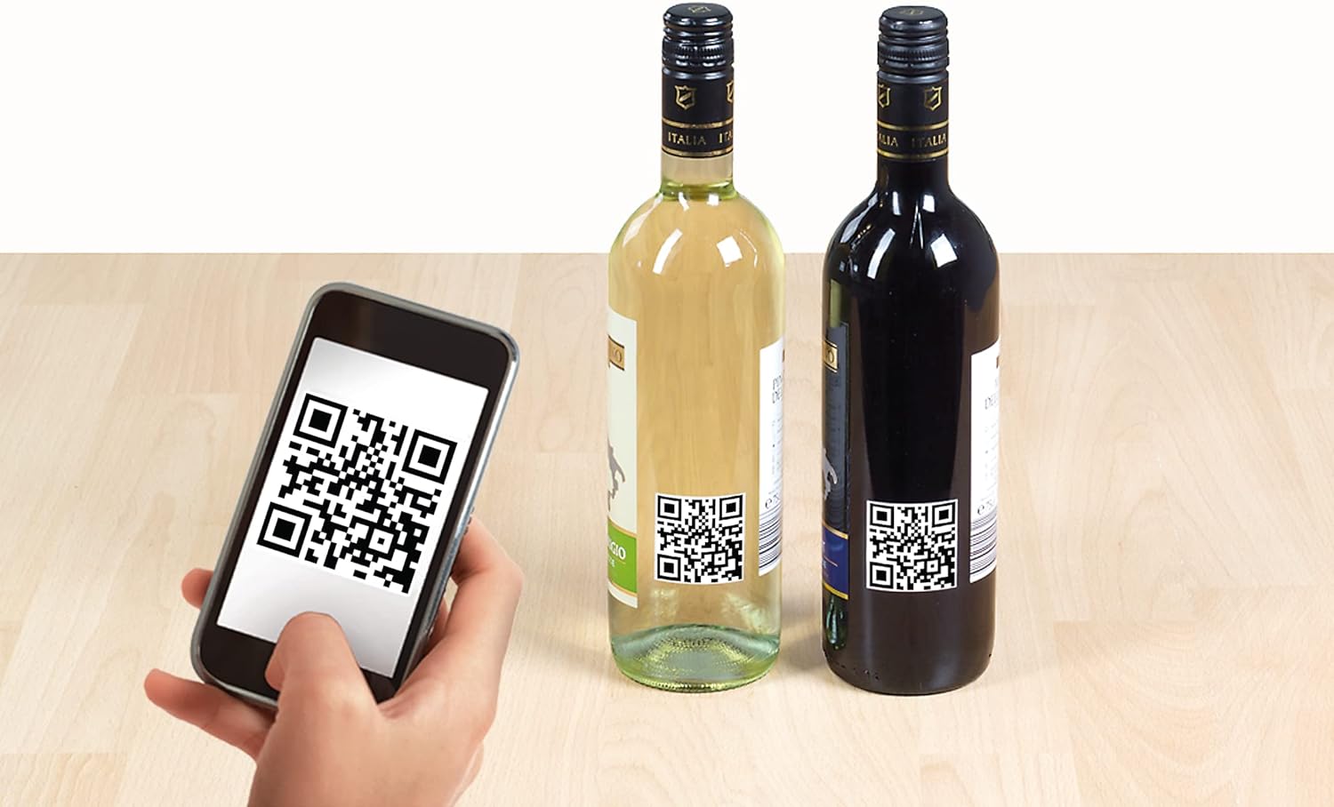 HERMA 9642 QR Code Etiketten blickdicht quadratisch, 25 Blatt, 40 x 40 mm, 24 pro A4 Bogen, 600 Stück, selbstklebend, bedruckbar, matt, blanko Papier QR-Code Klebeetiketten Aufkleber, weiß